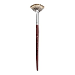 Royal & Langnickel SableTek Brush - Fan Blender, Short Handle, Size 6