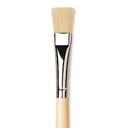 Da Vinci Chuneo Synthetic Hog Bristle Brush - Bright, Size 16 (Close-up)