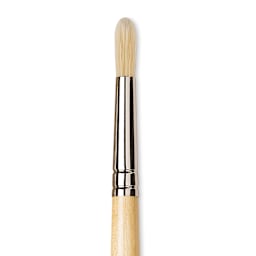 Da Vinci Chuneo Synthetic Hog Bristle Brush - Round, Size 12 (Close-up)