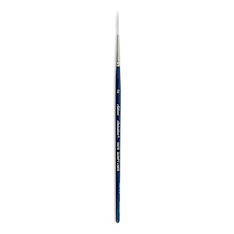 Silver Brush Bristlon Stiff White Synthetic Brush - Script Liner, Size 2, Short Handle