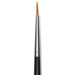Utrecht Synthetic Sablette Round - Size 1, Short Handle, close-up