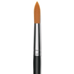 Utrecht Synthetic Sablette Round - Size 12, Short Handle, close-up