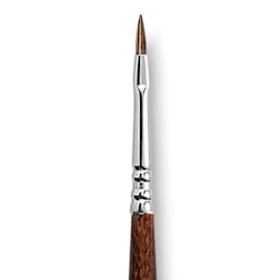 Escoda Versatil Brush - Filbert, Size 1, Short Handle close up