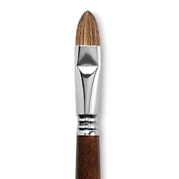 Escoda Versatil Brush - Bright, Size 16, Short Handle close up