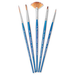 Winsor & Newton Cotman Watercolor Brush Set - Set C, Set of 5, Short Handle