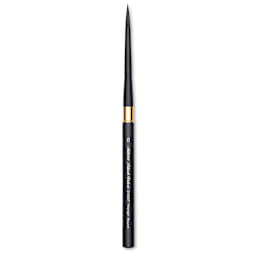 Silver Brush Black Velvet Voyage Brush - Travel Round, Size 6