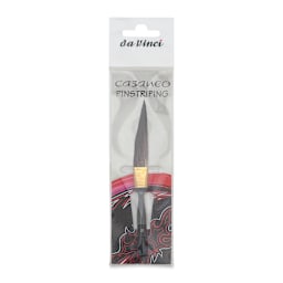 Da Vinci Casaneo Synthetic Squirrel Watercolor Brush - Sword Striper, Size 2, Short Handle, Synthetic, front of packaging