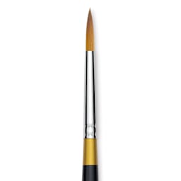 Kingart Original Gold Brush - Round, Size 6, Short Handle (close-up)