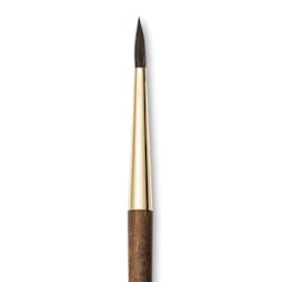 Isabey Vintage Siberian Blue Squirrel Brush - Round, Size 6