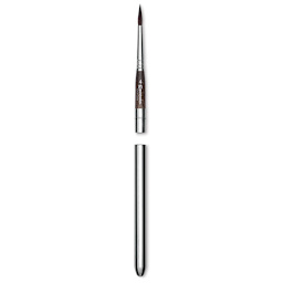 Escoda Último Synthetic Squirrel Travel Brush - Round, Size 4 (handle separated from cap)