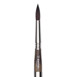 Escoda Último Synthetic Squirrel Brush - Travel Round, Size 10 (close-up)