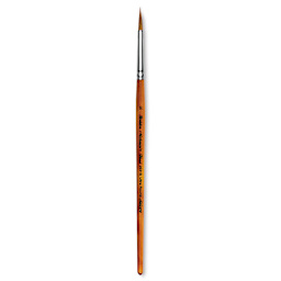 Silver Brush Golden Natural Brush - Ultra Round, Short Handle, Size 8 (full brush)