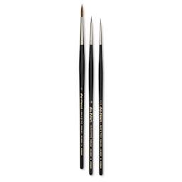 Da Vinci Maestro Kolinsky Brushes - 10 Round, Box Set of 3