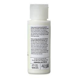 Plaid FolkArt Glow In The Dark Acrylic Paint - Neutral, 2 oz, Bottle (Back)