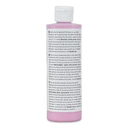 DecoArt Fluid Art Ready-To-Pour Acrylic - Orchid, 8 oz Bottle (Back)