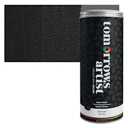 Tomorrow's Artist Eco-Friendly Heavy Body Acrylic Paint - Agate Black, 1 L jar and swatch