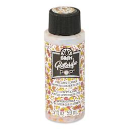 FolkArt Glitterific Pop Acrylic Paint - Sunset Canyon, 2 oz - front
