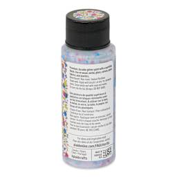 FolkArt Glitterific Pop Acrylic Paint - Birthday Party, 2 oz - back
