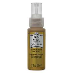 FolkArt Murano Glass Paint - Metallic Gold, 2 oz