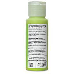 FolkArt Paint for Plastic - Lime Twist, 2 oz back
