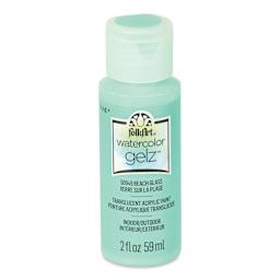 FolkArt Watercolor Gelz Acrylic Paint - Beach Glass, 2 oz - front