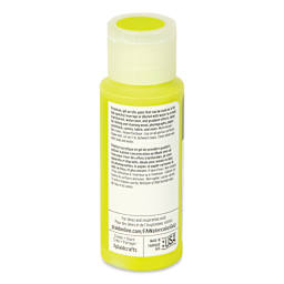 FolkArt Watercolor Gelz Acrylic Paint - Limelight, 2 oz - back