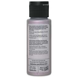 FolkArt Color Shift Paint - Silver Flash, 2 oz, back of bottle