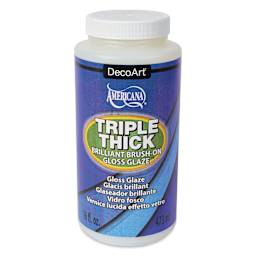 DecoArt Triple Thick Glaze Varnish - Gloss, 16 oz, Bottle