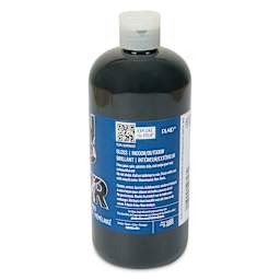 FolkArt Drizzle Acrylic Pouring Paint - Pitch Black, 17.6 oz side view