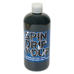 FolkArt Drizzle Acrylic Pouring Paint - Pitch Black, 17.6 oz