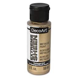 DecoArt Extreme Sheen Metallic Acrylic Paint - Champagne Gold, 2 oz
