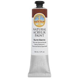 Natural Earth Paint Natural Acrylik Paint - Burnt Sienna, 59 ml - front