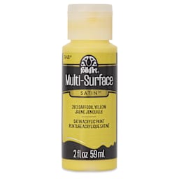 FolkArt Multi-Surface Acrylic Paint - Daffodil Yellow, 59 ml