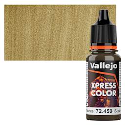 Vallejo Xpress Color Acrylic Paint - Bag O Bones, 18 ml bottle and swatch