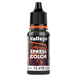 Vallejo Xpress Color Acrylic Paint - Greasy Black, 18 ml