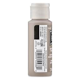 FolkArt Flat Ultra Matte Acrylic Paint - Crushed Stone, 2 oz, back of bottle
