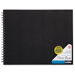 Pentalic Watercolor Field Book - Top view of Field book with label