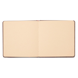 Hahnemühle Toned Watercolor Book - Beige, 5-1/2" x 5-1/2", opened