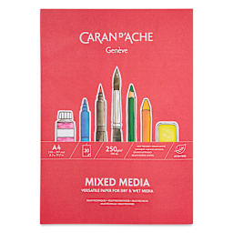 Caran d'Ache Mixed Media Pad - 8-1/4" x 11-3/4", front cover