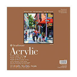 Strathmore 400 Series Acrylic Pad - 12" x 12", 10 Sheets