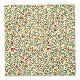Black Ink Florentine Print Decorative Paper - Portofino, 12" x 12"