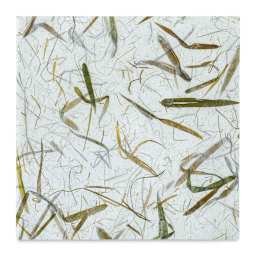 Thai Bamboo Leaves Decorative Paper - Full sheet shown
