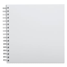Bee Paper Aquabee Super Deluxe Sketchbook - 9'' x 9'', 60 Sheets (Open)
