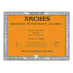 Arches Watercolor Block - Rough, 20 Sheets