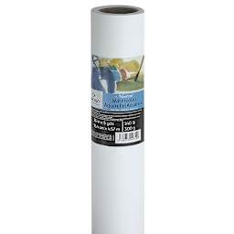 Montval Watercolor Paper Roll - Closeup of roll showing label