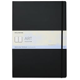 Moleskine Art Collection Watercolor Notebook - 16-1/2" x 12", Portrait, 60 Pages