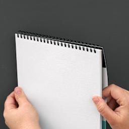Blick Studio Watercolor Pad - 9" x 12", 140 lb, Spiral-bound, 15 Sheets, in-hand