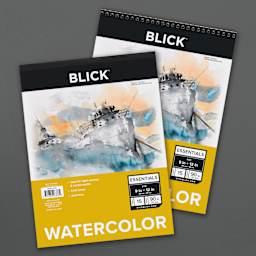 Blick Essentials Watercolor Pads, two pads, closed