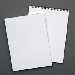 Blick Studio Watercolor Pads, two open pads