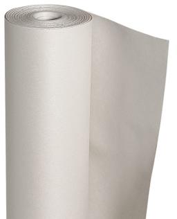 Pacon Newsprint Roll - Closeup of top edge of upright roll, slightly unrolled